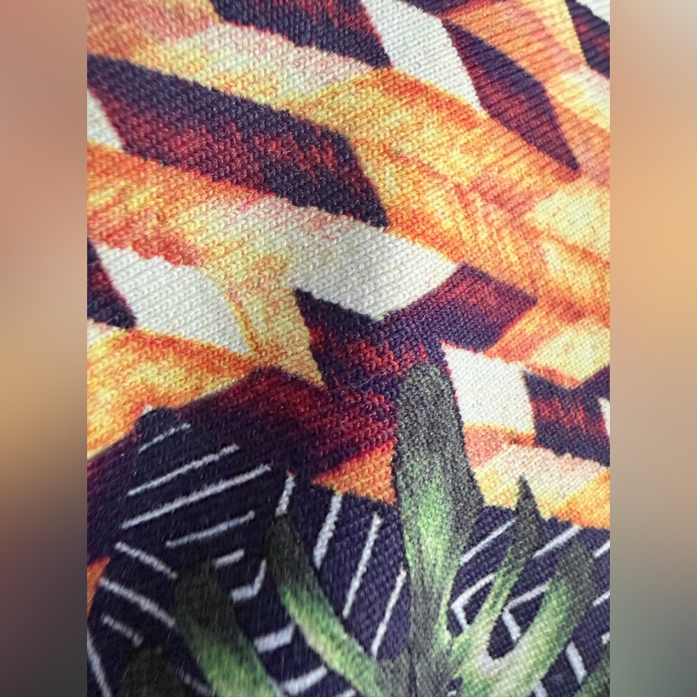 Rave Multicolor Tropical Patterned Garment - Picture 10 of 11